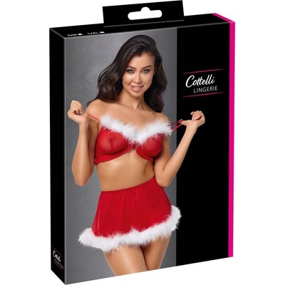 Cottelli X-Mas Powernet Top & Miniskirt Set 2260689 – Sleviste.cz