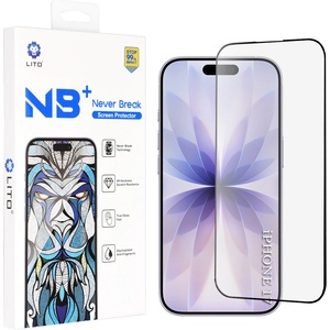 LITO Протектор за iPhone 17 / iPhone 16 Pro - Lito - NB Протектор за екран - Черен