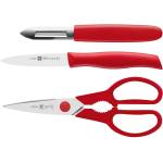 ZWILLING Нож за зеленчуци TWIN GRIP в комплект, 3 бр. , с белачка за зеленчуци и ножица, Zwilling (ZW38157001)