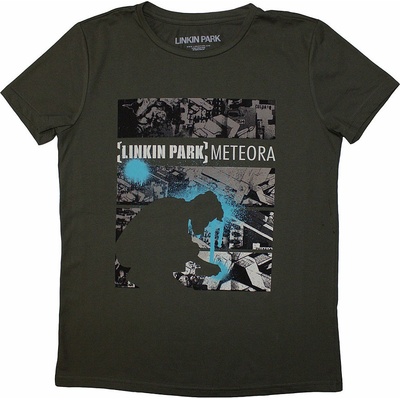 Linkin Park tričko, Meteora Drip Collage Green – Zboží Mobilmania