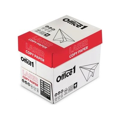 Office1 Копирна хартия Laser Copy, A4, 80 g/m2, 500 листа, 5 пакета