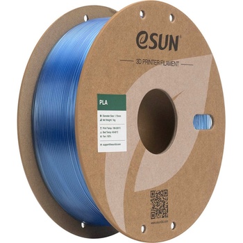 eSUN PLA-Clear Translucent Blue - 1, 75 mm / 1000 g (PLA-Clear175T-U1P1)