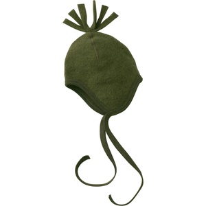 Engel Зимна шапка (beanie) Engel Baby Hat, Wool Fleece Beanie - Schilf Melange - размер 74/80 (EU) (204-4079-1111)
