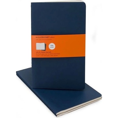 Moleskine Sešity 3 ks modré L linkované