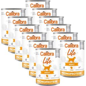 Calibra Dog Life Adult Пуйка с ябълки 12x400г