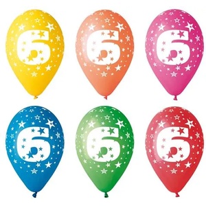  Балон, 26 см, многоброен, 6 11-print6 (11-print6)