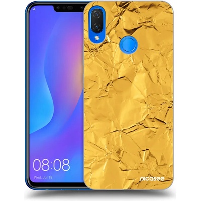 Púzdro Picasee silikónové Huawei Nova 3i - Gold čiré
