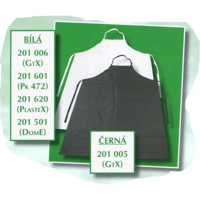 Jelínek-Galanaterie Zástěra GTX 120x82 zesílená LESK bílá