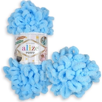Alize Puffy 287 svetlá modrá