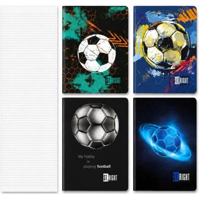 Unipap Zošit A5 32l linajkový farba laminovaný tri linajkový FOOTBALL ENERGY