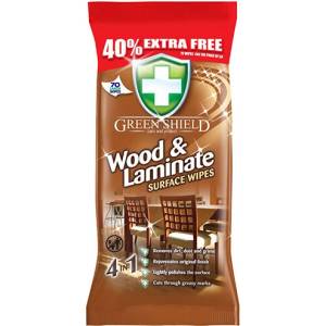 Green Shield Мокри кърпи за дърво и ламинат 70бр (и39и02)