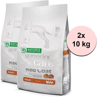 Nature's Protection SC GF Червен Куче Възрастни Птици 2 x 10 кг