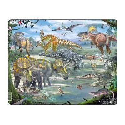 Larsen - Детски пъзел - Динозаври - 65 части (FH31)