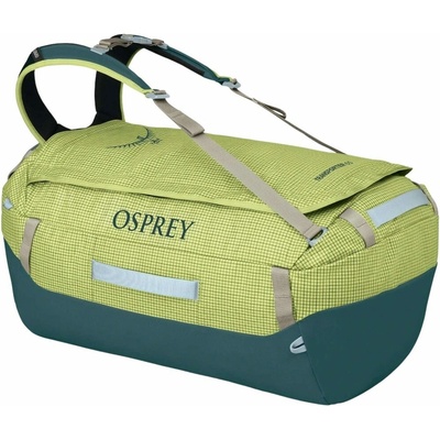 Osprey Transporter Duffel taška glow dew torrent blue 65 l