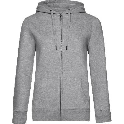 B&C Collection B&c queen zipped hood / Дамски суичър с цип - светлосив меланж xl (01w03q61004)