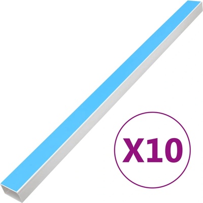 vidaXL Кабелен канал самозалепващ 150x50 мм 10 м PVC (155952)