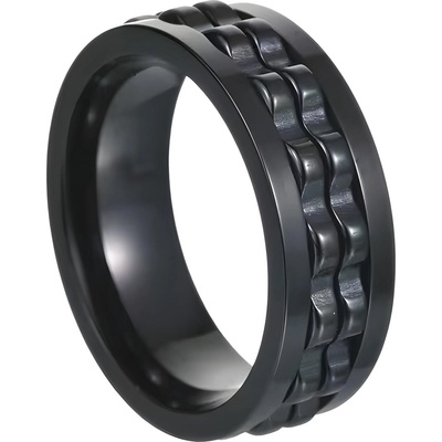 HARAHU Пръстен IK-32059 - Черен / 59mm KP32059 (IK-32059)