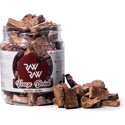 Raw Raw pamlsky mrazem sušená Hovězí játra 90 g