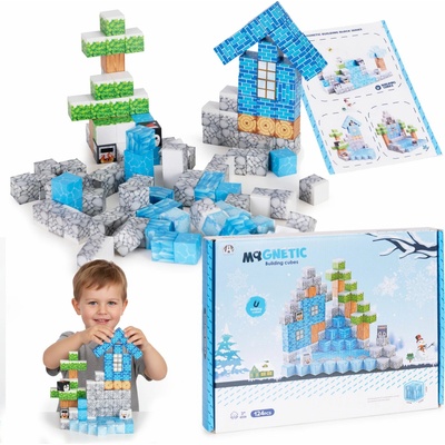 MULTISTORE Magnetická stavebnica 124 ks