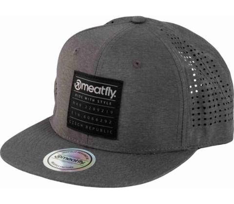 Meatfly Nylan Perfor Snapback šedá