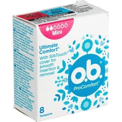 O.B. Ultimate Comfort Mini tampon 8 ks