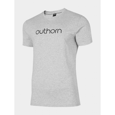 Outhorn HOL22-TSM601 WARM light grey melange tričko HOL22-TSM601 light grey MEL