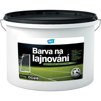 HET Barva na lajnování rychleschnoucí 12 kg bílá