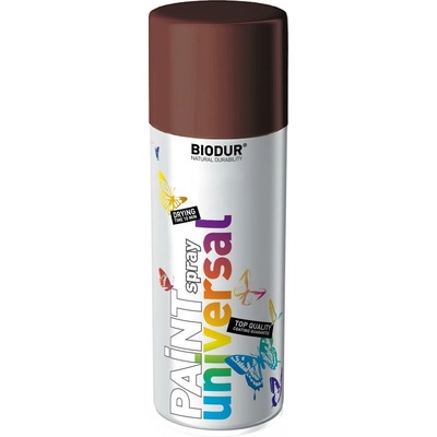 Biodur Email ve spreji - matná čokoládová hnědá 400 ml/RAL 8017