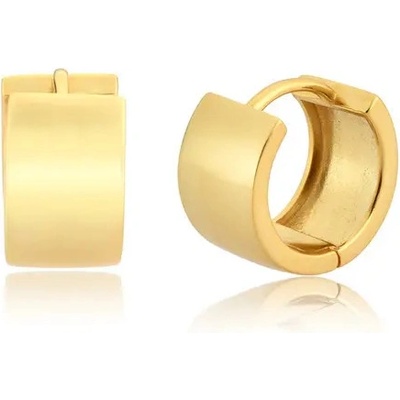 Majya stříbrné náušnice ASHLEY pozlacené 10372