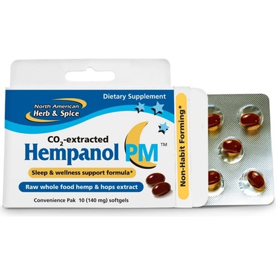 North American Herb & Spice Podpora spánku Hempanol PM 10 ks