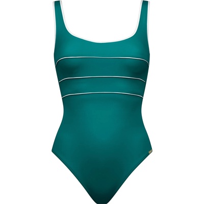 Lidea Дамски бански костюм Lidea Women's Sports Club Swimsuit - Teal / White - размер 40 (150-6309-0113)