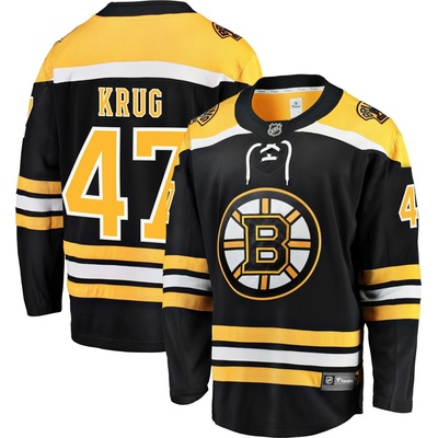 Fanatics Dres Boston Bruins #47 Torey Krug Breakaway Alternate Jersey