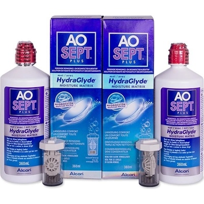 Alcon Aosept Plus Hydraglyde 2 x 360 ml