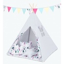 Mamo Tato teepee bez výbavy sivý / farebné pierko