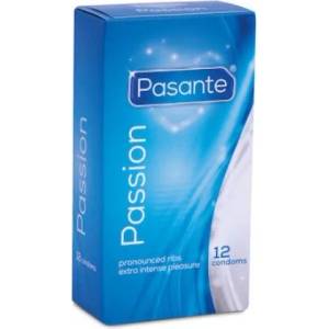 Pasante 20 бр. Оребрени презервативи Pasante Passion - насипни