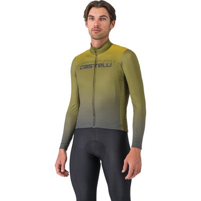 Castelli Apice Thermal LS Green pepper