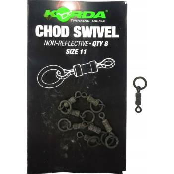 Korda Obratlík Chod Swivel veľ.11 8 ks