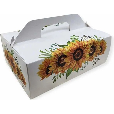 Svatební krabička výslužková Yellow 26x18x9,5 cm – Zboží Mobilmania