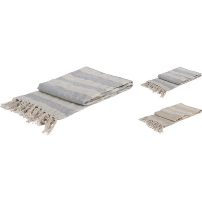 Homestyling Deka so strapcami bavlna béžová 130x170