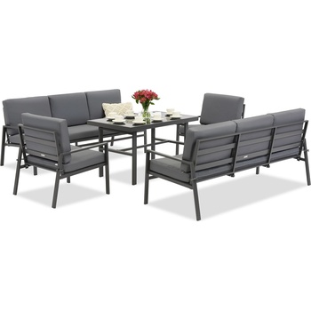 Garden Point Vigo Apetito 8 антрацит комплект градински мебели Garden Point (GAP1082-AP8)