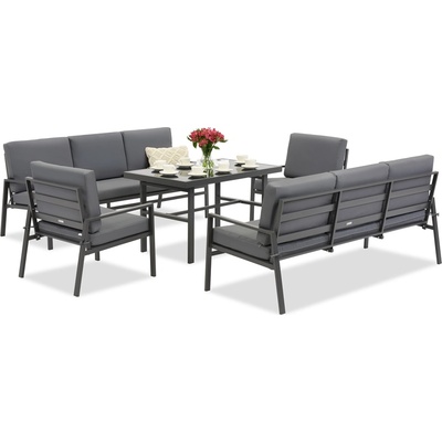 Garden Point Vigo Apetito 8 антрацит комплект градински мебели Garden Point (GAP1082-AP8)