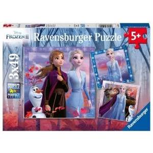 Ravensburger Kinderpuzzle Disney Frozen - Die Reise beginnt (3x 49 Teile)