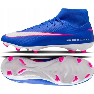 Nike ZOOM Mercurial Superfly 10 ACADEMY FG/MG modré