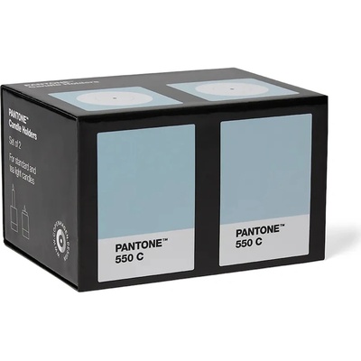 Pantone Декоративен свещник Pantone 7, 8 x 5, 5 cm (2 броя) (101720550)