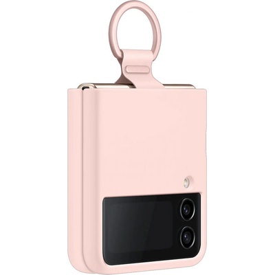 Samsung Оригинален гръб Samsung Silicone Cover за Samsung Galaxy Z Flip 4 - Розов, EF-PF721TPE