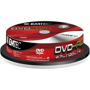 EMTEC DVD-RW 4.7Gb. /4Х - 10бр. в шпиндел (4009993220279)