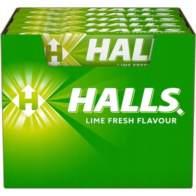Halls dražé Vita C lime 20 x 33,5 g
