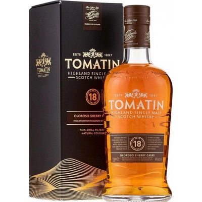 Tomatin 18y 46% 0,7 l (holá láhev)