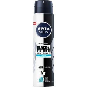 Nivea Men Black & White Invisible Fresh deo spray 250 ml