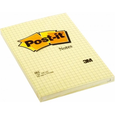 POST-IT Bloček Post-it 102x152 žltý štvorčekový (MM066200)